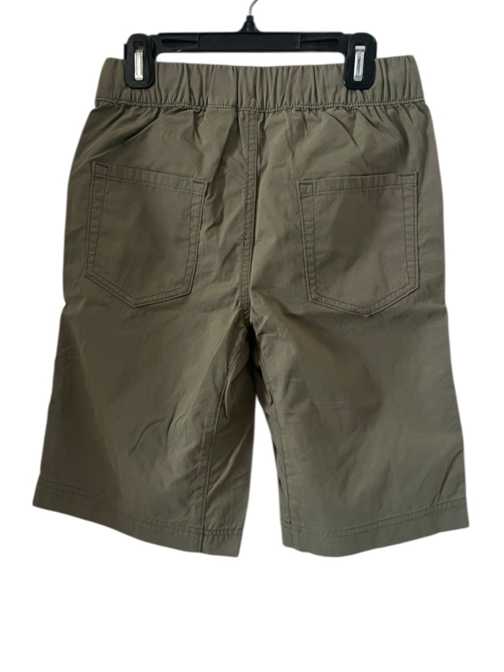 Hanna Andersson Canvas Olive Green Shorts Size 12 - Picture 2 of 6